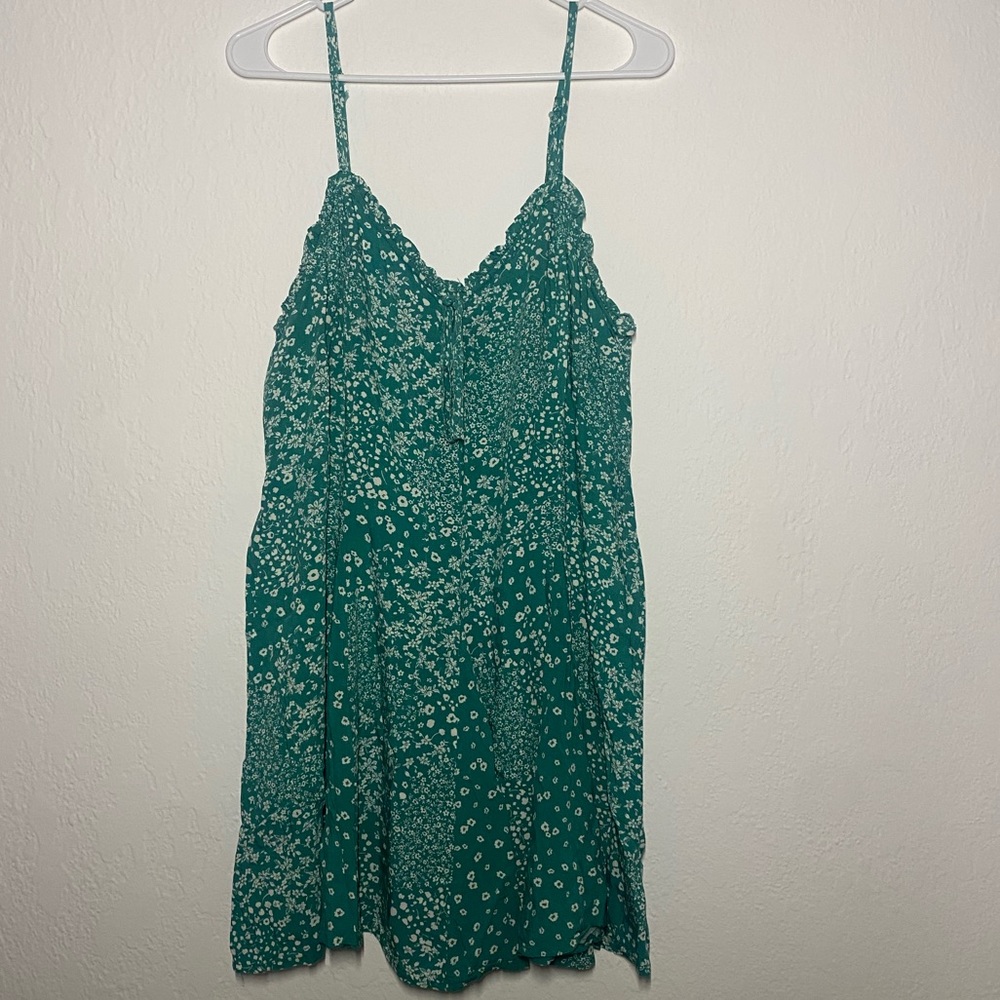 Wild Fable XXL Green Flare Mini Dress